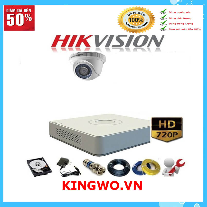 Gói 1 Camera Hikvision 1MP